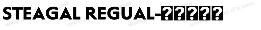 STEAGAL REGUAL字体转换